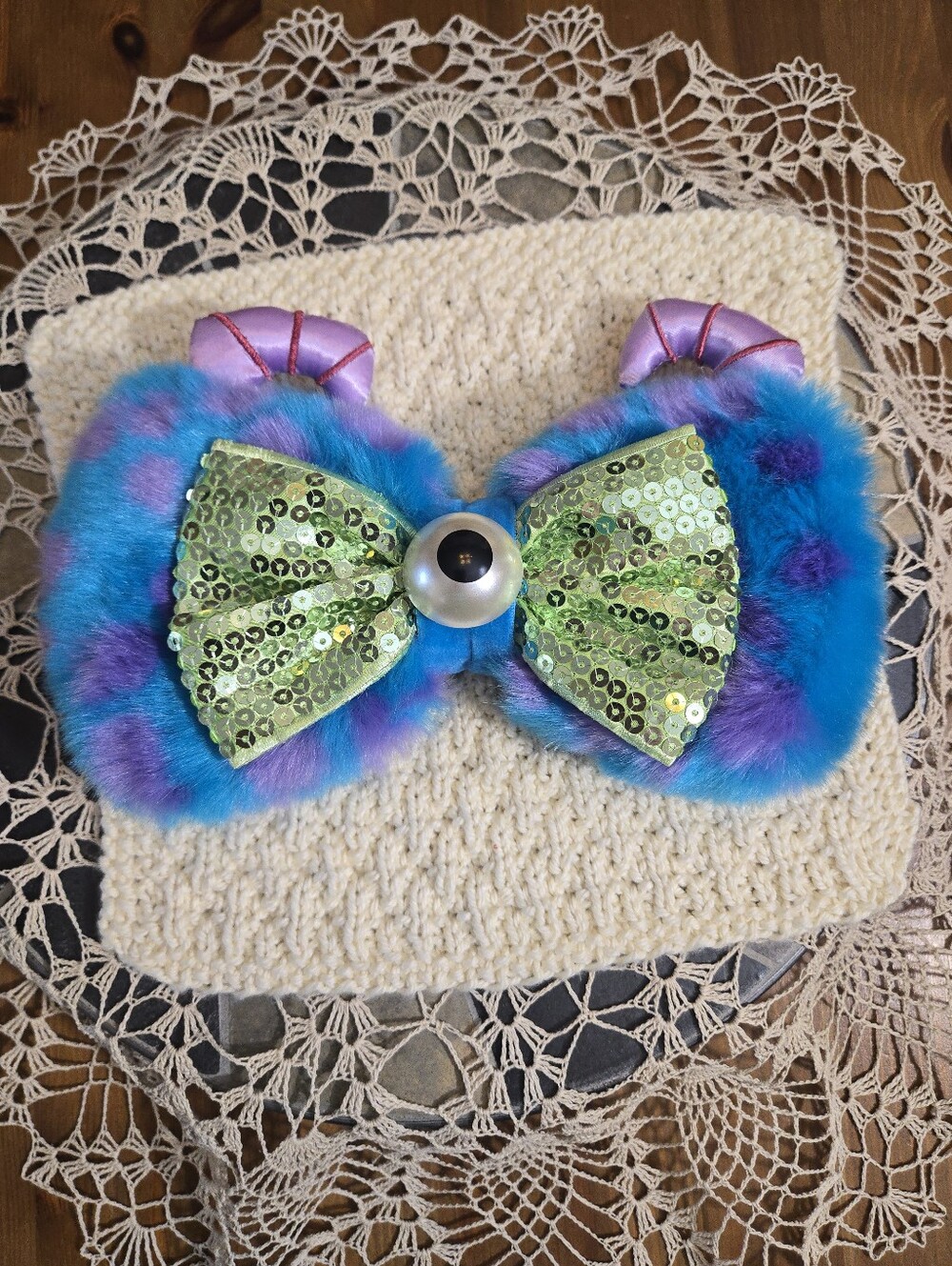 Disney Monsters Inc Sully And Mike Bow From The Swap Your Bow Collection